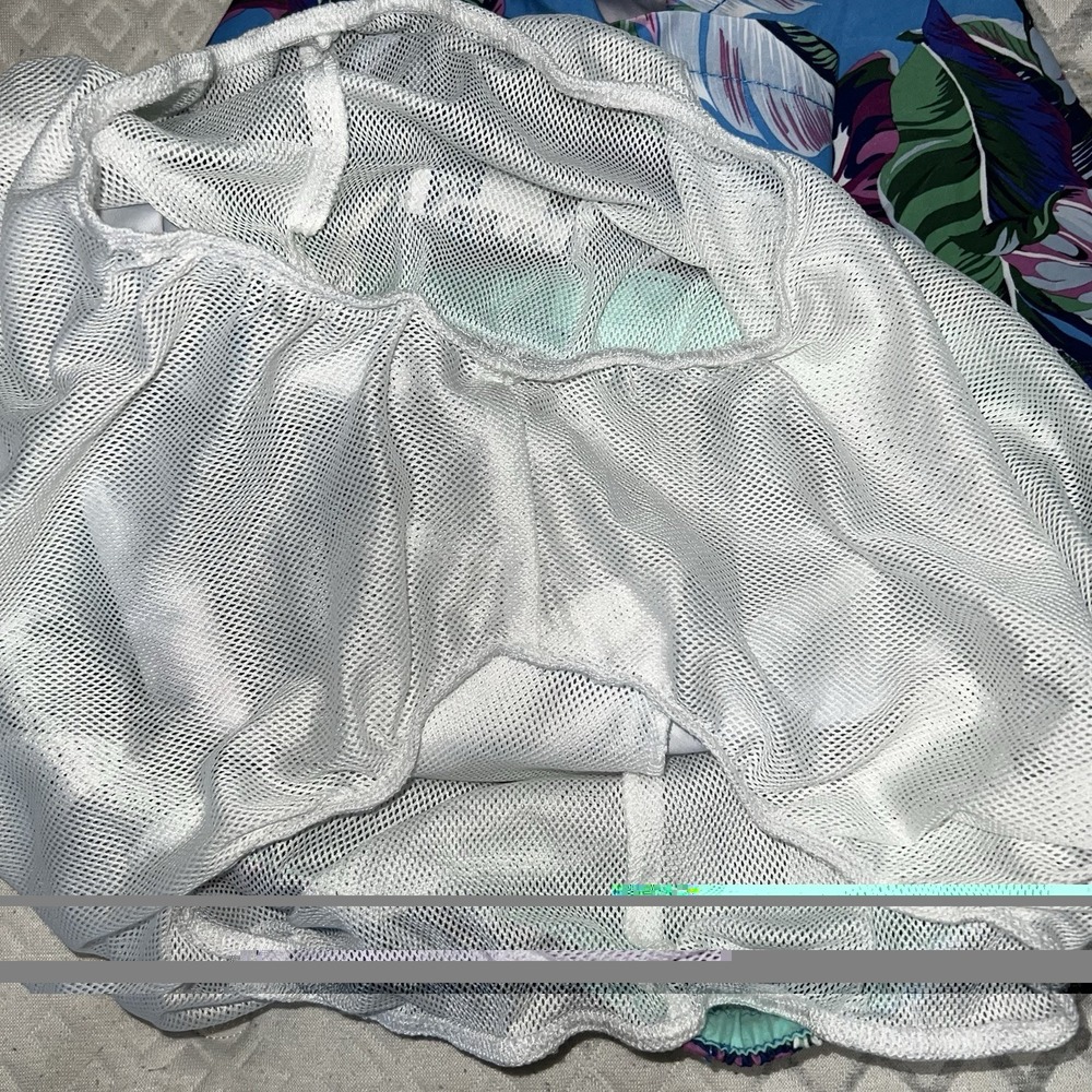 Tommy Bahama Men Bahama Naples Lets Be Fronds Swim Trunks Beach Hut Blue XL NWOT - Picture 10 of 12
